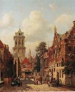 European city landscape, street landsacpe, construction, frontstore, building and architecture. 093 unknow artist